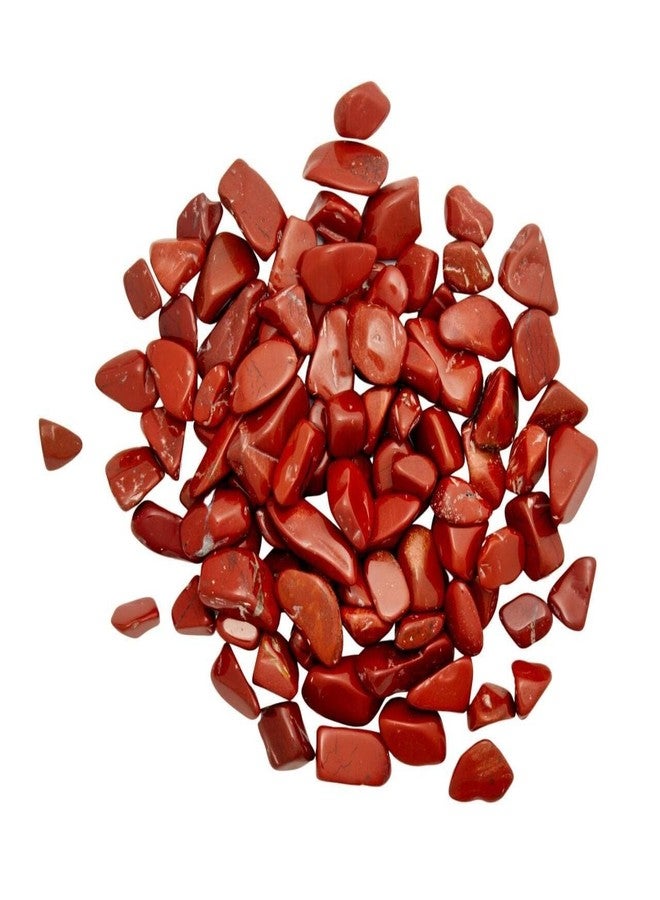 TOI SHOP Red Agate Tumble/Pebbles Stone. for Reiki, Crystal, Vastu, Fang Shui Aura, Home Decor, Office Decor, Gifting, Good Luck, showpiece etc. (Red Agate, 400 gm). - Image 1